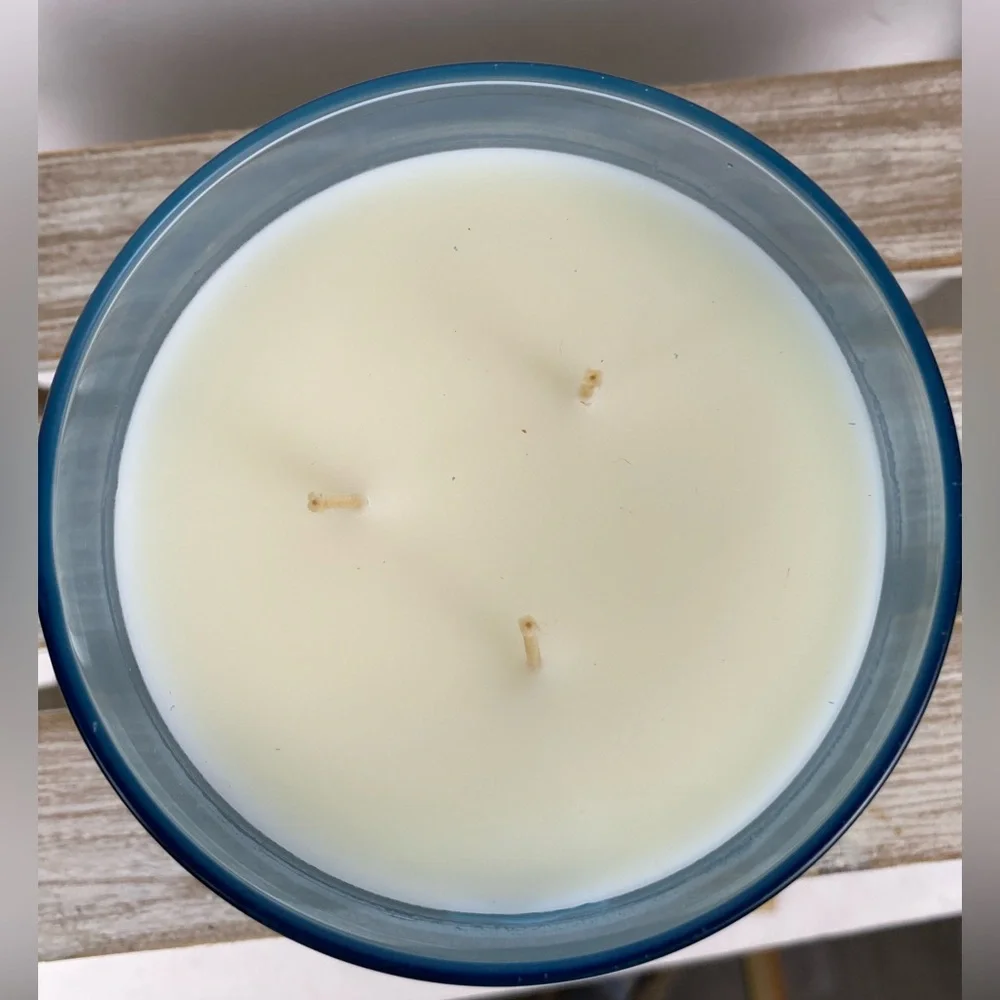 White Barn/Bath & Body Works FRESH WATER & SEA SALT 3-Wicks’s 14.5oz candle RARE - Picture 3 of 7